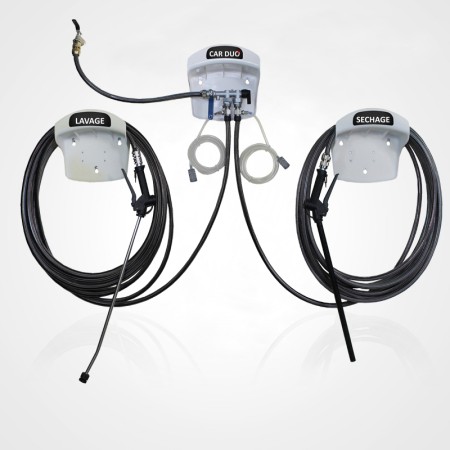 25 MÈTRES LANCE INOX 60 CM ET LANCE PLASTIQUE 45 CM